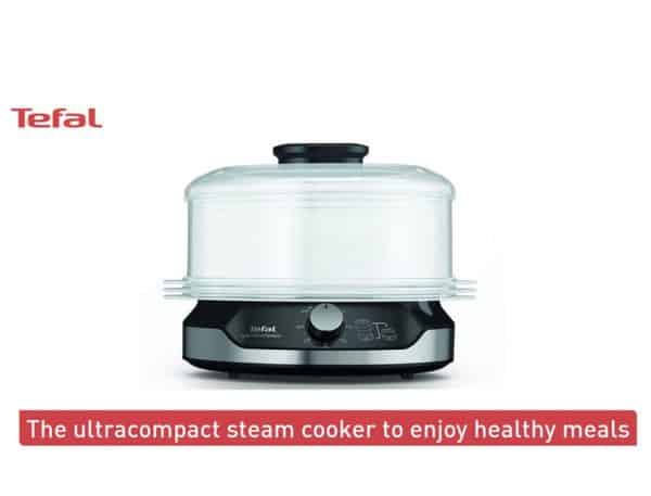 Nồi Hấp Điện Tefal Ultra Compact VC2048 3 Tầng 5 Nồi Hấp Điện Tefal Ultra Compact VC2048 3 Tầng
