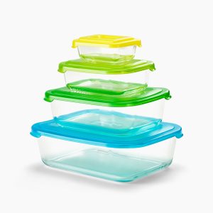 Bộ Hộp Đựng Thực Phẩm Joseph Joseph 81060 Nest Glass Food Storage 4 Món 9 Bộ Hộp Đựng Thực Phẩm Joseph Joseph 81060 Nest Glass Food Storage 4 Món