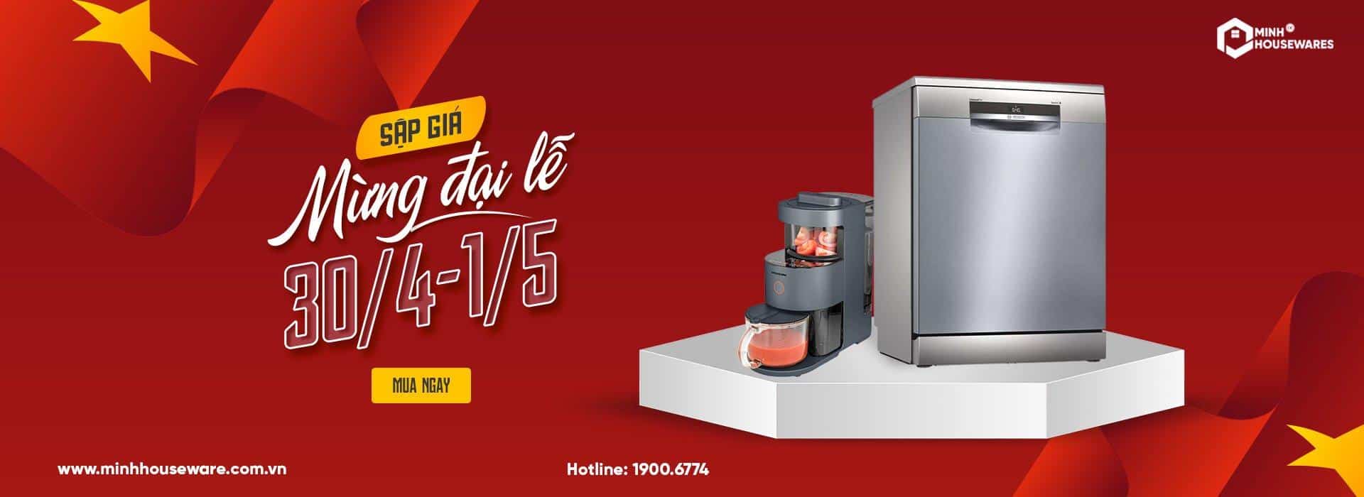 Chương trình khuyến mại SẬP GIÁ MỪNG ĐẠI LỄ 30.4 - 1.5 1 Banner Khuyến mại 30.4 1.5