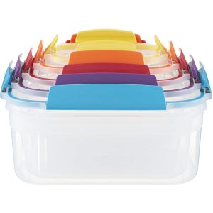 Bộ Hộp Đựng Thực Phẩm Joseph Joseph 81081 Nest Lock 5 Món 3 Bộ Hộp Đựng Thực Phẩm Joseph Joseph 81081 Nest Lock 5 Món