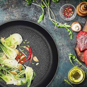 Chảo Tefal HARD TITANIUM PRO 24, 28cm 6 Chảo TEFAL G28906 HARD TITANIUM PRO 28cm