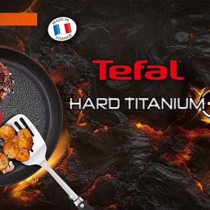 Chảo Tefal HARD TITANIUM PRO 24, 28cm 7 Chảo TEFAL G28906 HARD TITANIUM PRO 28cm