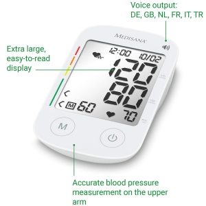 Máy Đo Huyết Áp Medisana BU 535 51178 Voice 5 Máy Đo Huyết Áp Medisana BU 535 51178 Voice