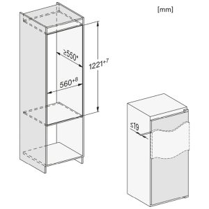 Tủ Lạnh Âm Tủ Miele K 7303 D - 211L 7 Tủ Lạnh Âm Tủ Miele K 7303 D