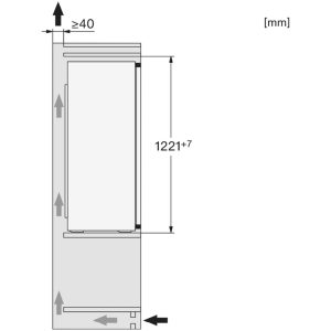 Tủ Lạnh Âm Tủ Miele K 7303 F - 211L 9 Tủ Lạnh Âm Tủ Miele K 7303 F