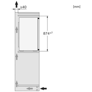 Tủ Lạnh Âm Tủ Miele K 7103 F - 144L 8 Tủ Lạnh Âm Tủ Miele K 7103 F