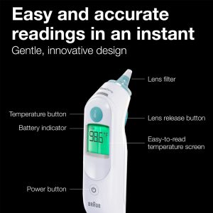 Nhiệt Kế Đo Tai Braun IRT 6020 8 Nhiệt Kế Đo Tai Braun IRT 6020