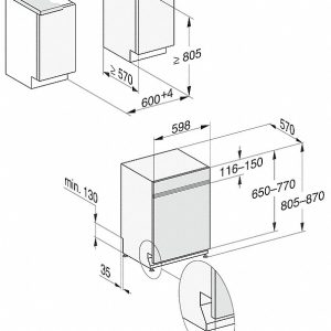 Máy Rửa Bát Miele G 7410 SCi AutoDos Bán Âm 7 Máy Rửa Bát Miele G 7410 SCi AutoDos Bán Âm