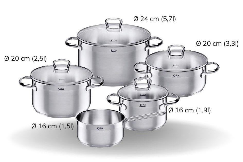 Bộ Nồi Silit Toskana Topfset 5 Món 9 Bộ Nồi Silit Toskana Topfset 5 Món - Nhập Khẩu Đức & EU