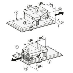 Bếp Từ Kết Hợp Hút Mùi Miele KMDA 7476 FR 7 Bếp Từ Kết Hợp Hút Mùi Miele KMDA 7476 FR