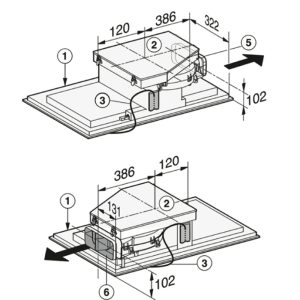 Bếp Từ Kết Hợp Hút Mùi Miele KMDA 7634 FR 7 Miele KMDA 7634 FR