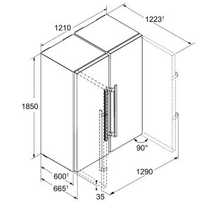Tủ Lạnh Liebherr SBSes 8773 Premium BioFresh NoFrost 9 Tủ Lạnh Liebherr SBSes 8773 Premium BioFresh NoFrost