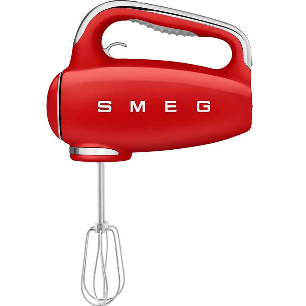 Máy Đánh Trứng Trộn Bột Cầm Tay Smeg HMF01RDEU Red Máy Đánh Trứng Trộn Bột Cầm Tay Smeg HMF01RDEU Red