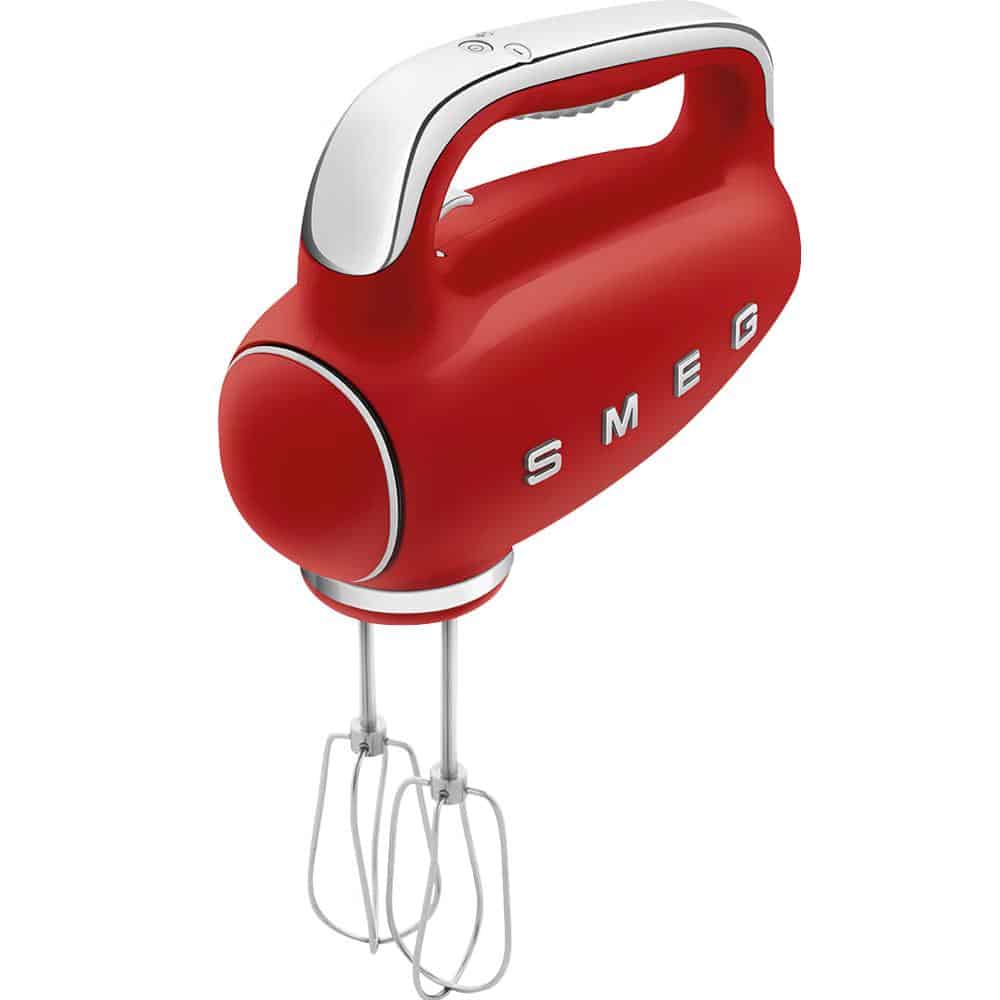 Máy Đánh Trứng Trộn Bột Cầm Tay Smeg HMF01RDEU Red Máy Đánh Trứng Trộn Bột Cầm Tay Smeg HMF01RDEU Red