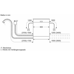 Máy Rửa Bát Bán Âm Bosch SMI6ZCS09E Serie 6 14 Máy Rửa Bát Bosch SMI6ZCS09E Serie 6
