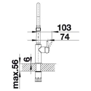 Vòi Rửa Blanco Catris-S Flexo 525793 7 Vòi Rửa Blanco Catris-S Flexo 525793
