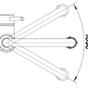Vòi Rửa Blanco Catris-S Flexo 525793 6 Vòi Rửa Blanco Catris-S Flexo 525793