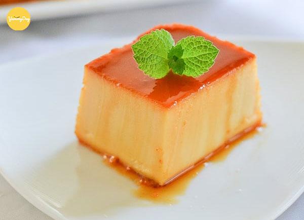 flan vải