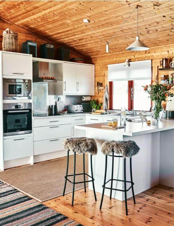 32 Ý Tưởng Thiết Kế Không Gian Bếp Mở 11 Không gian mở trong một diện tích nhỏ