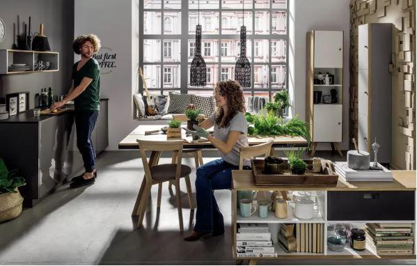 32 Ý Tưởng Thiết Kế Không Gian Bếp Mở 26 Nhà bếp không gian mở trong một căn hộ diện tích lớn