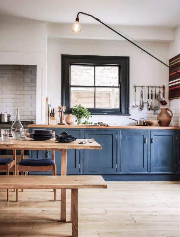 32 Ý Tưởng Thiết Kế Không Gian Bếp Mở 30 Nhà bếp không gian mở với thiết kế mộc mạc