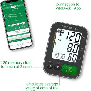 Máy Đo Huyết Áp Medisana BU 570 51205 Black 5 Máy Đo Huyết Áp Medisana BU 570 51205 Black