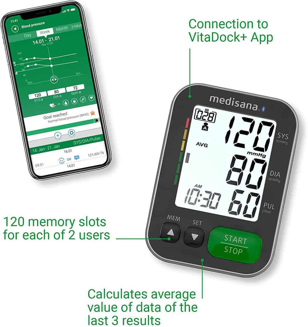 Máy Đo Huyết Áp Medisana BU 570 51205 Black Máy Đo Huyết Áp Medisana BU 570 51205 Black