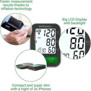 Máy Đo Huyết Áp Medisana BU 570 51205 Black 6 Máy Đo Huyết Áp Medisana BU 570 51205 Black