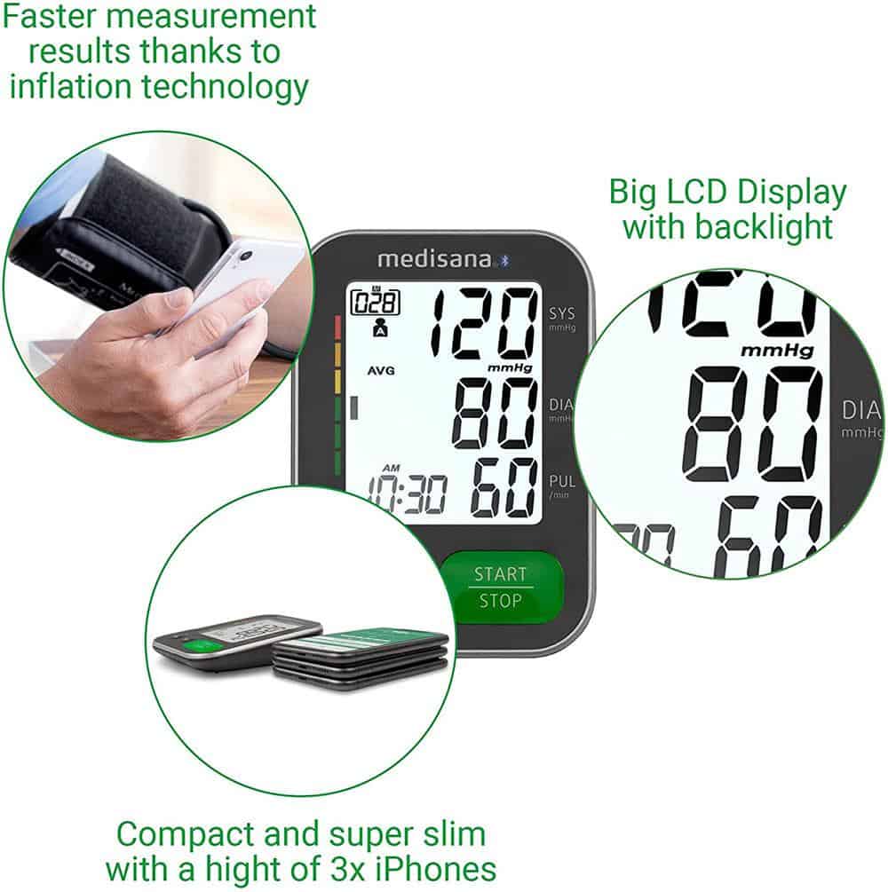 Máy Đo Huyết Áp Medisana BU 570 51205 Black Máy Đo Huyết Áp Medisana BU 570 51205 Black