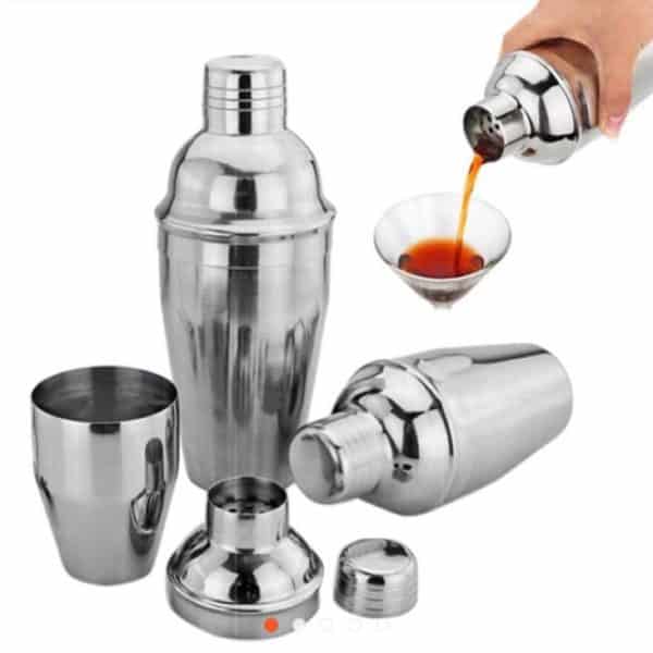 Trọn bộ dụng cụ pha chế đồ uống dành cho Bartender 3 Bình lắc pha chế