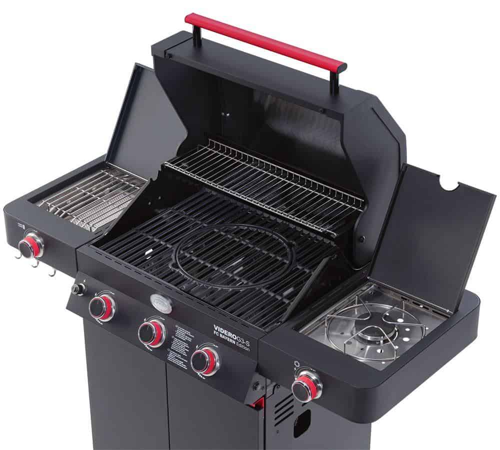 Bếp Nướng Gas Ngoài Trời RÖSLE VIDERO G3-S Vario - FC Bayern Edition Bếp Nướng Gas Ngoài Trời RÖSLE VIDERO G3-S Vario - FC Bayern Edition