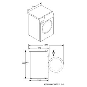 Máy Giặt Cửa Trước Bosch WAW28480SG Serie 8, 9kg 9 Máy Giặt Cửa Trước Bosch WAW28480SG Serie 8 9kg