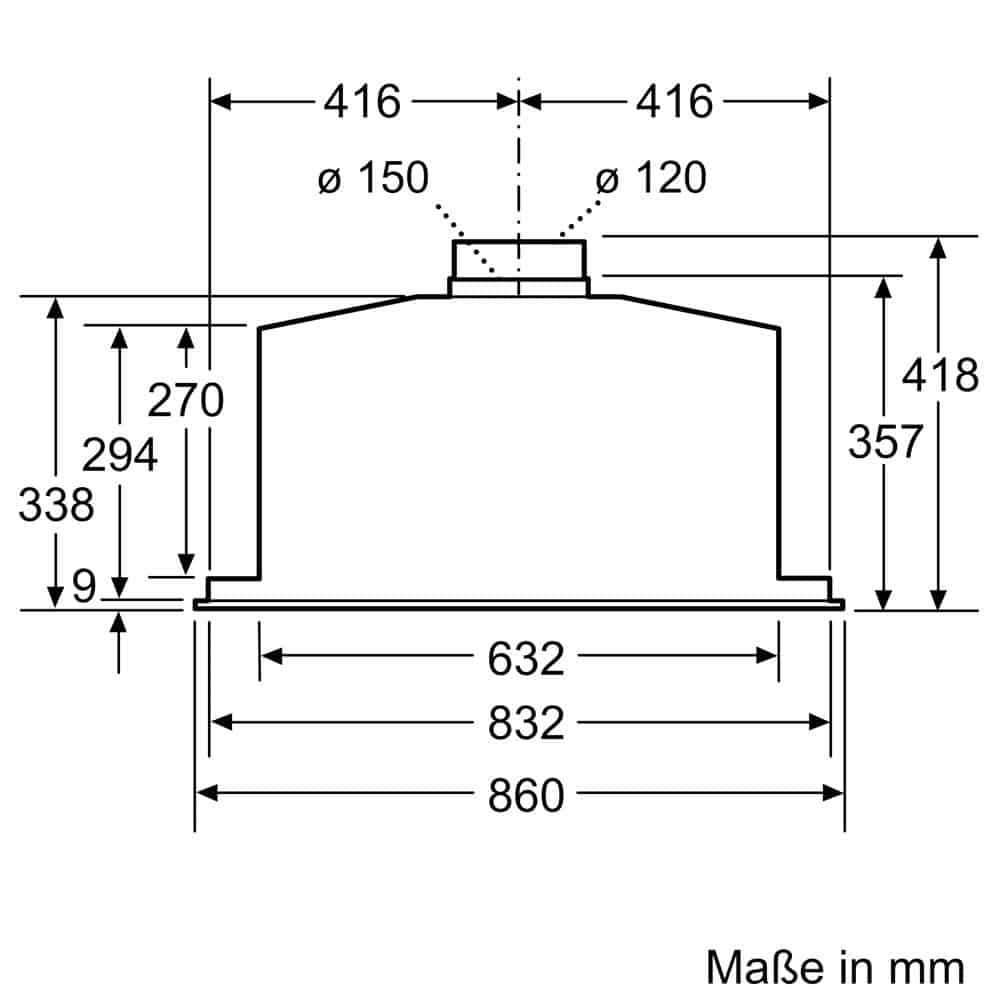 Máy Hút Mùi Bosch DHL885C Seri 6 90cm Máy Hút Mùi Bosch DHL885C Seri 6 90cm