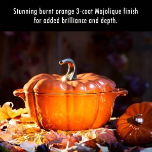 Nồi Gang Staub Pumpkin Cocotte Bí Ngô 24cm - 3,45L 6 Nồi Gang Staub Pumpkin Cocotte Bí Ngô 24cm - 3,45L