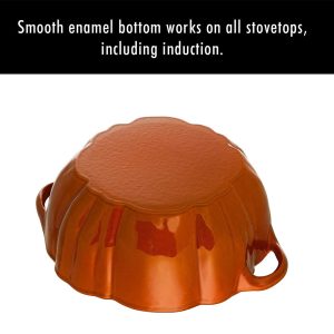 Nồi Gang Staub Pumpkin Cocotte Bí Ngô 24cm - 3,45L 4 Nồi Gang Staub Pumpkin Cocotte Bí Ngô 24cm - 3,45L