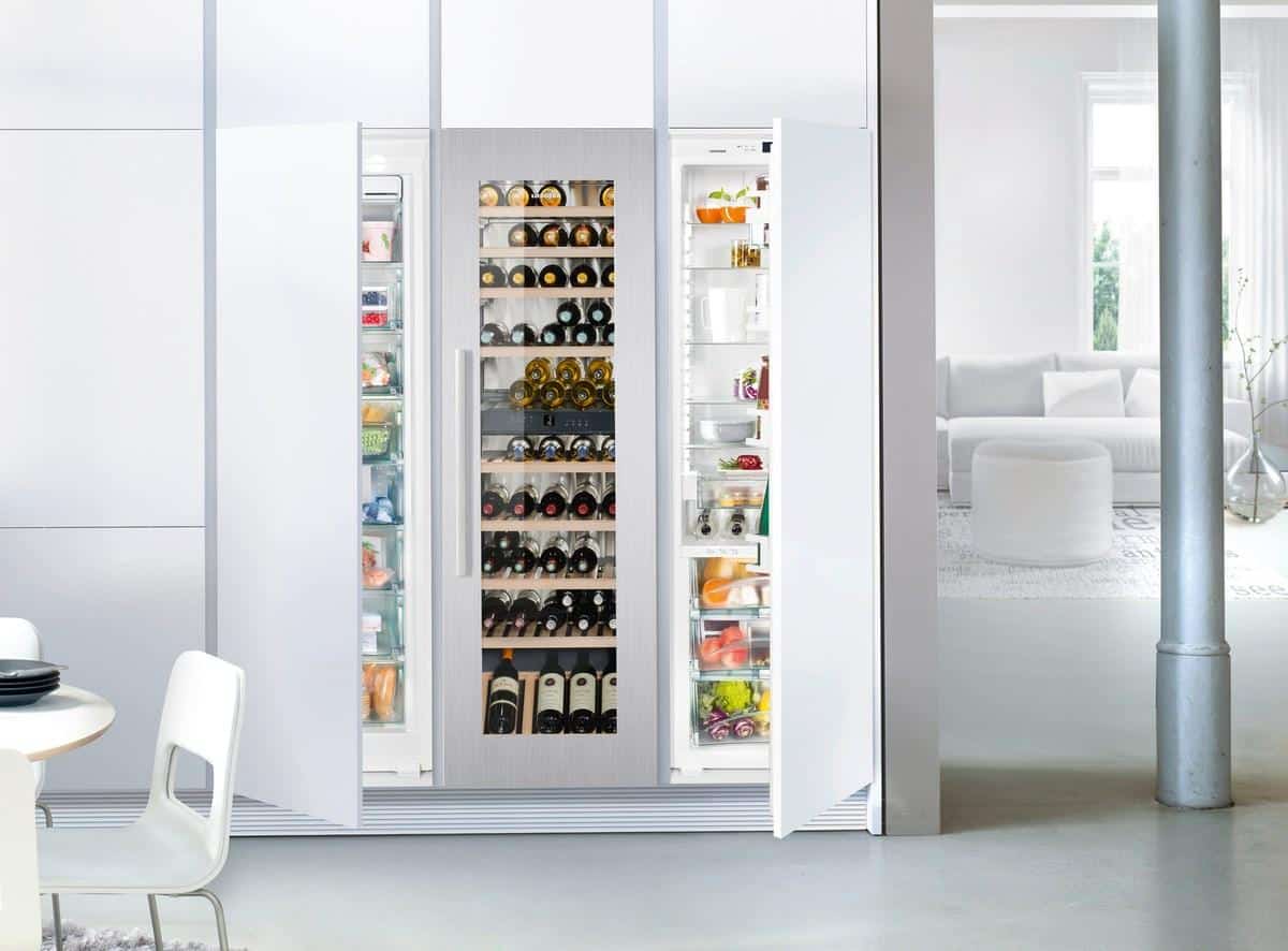 tủ bảo quản rượu vang Liebherr.