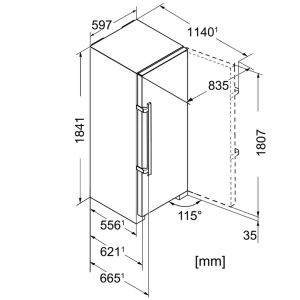Tủ Đông Liebherr SGNef 3036 Comfort NoFrost 9 Tủ Đông Liebherr SGNef 3036 Comfort NoFrost