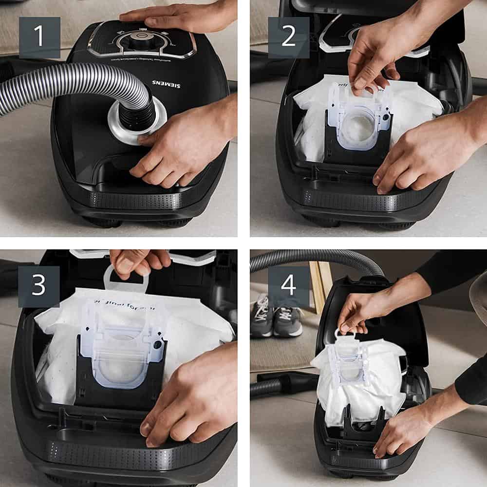 Siemens Z 70 Grey VSZ7A400-10 Máy hút bụi Siemens Z 7.0 Grey VSZ7A400