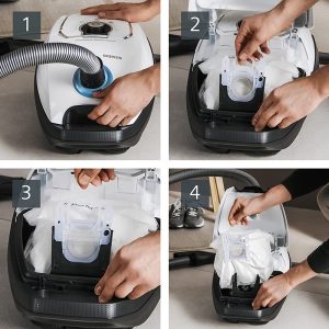 Máy Hút Bụi Siemens Z 7.0 White VSZ7442S 9 Máy hút bụi Siemens Z 7.0 White VSZ7442S