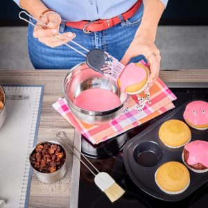 Chổi Quét Mặt Bánh Roesle 2,5cm Và 3,5cm 5 Bàn Chải Bánh Ngọt Roesle 2,5cm Và 3,5cm