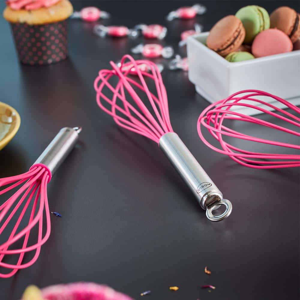 Cây Đánh Trứng Silicon Roesle 13586 Màu Hồng Cây Đánh Trứng Silicon Roesle 13586 Màu Hồng