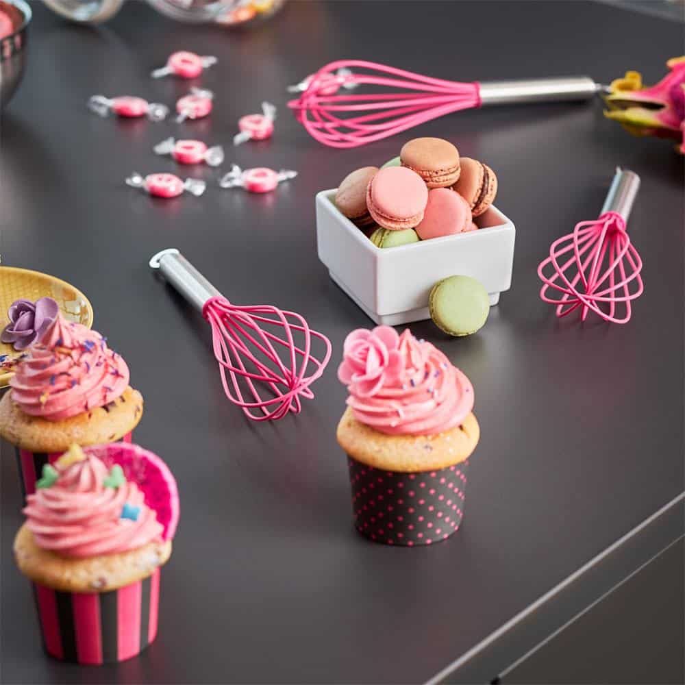 Cây Đánh Trứng Silicon Roesle 13586 Màu Hồng Cây Đánh Trứng Silicon Roesle 13586 Màu Hồng