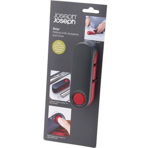 Dụng Cụ Mài Dao Joseph Joseph 10048 Rota Màu Xám Đỏ 8 Dụng Cụ Mài Dao Joseph Joseph 10048 Rota Màu Xám Đỏ