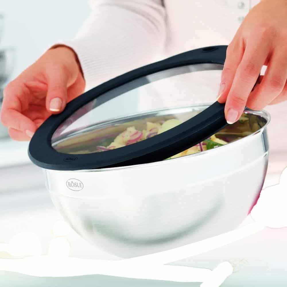 Nắp Kính Viền Silicon Roesle Các Kích Thước 16cm Nắp Kính Viền Silicon Roesle Các Kích Thước 16cm