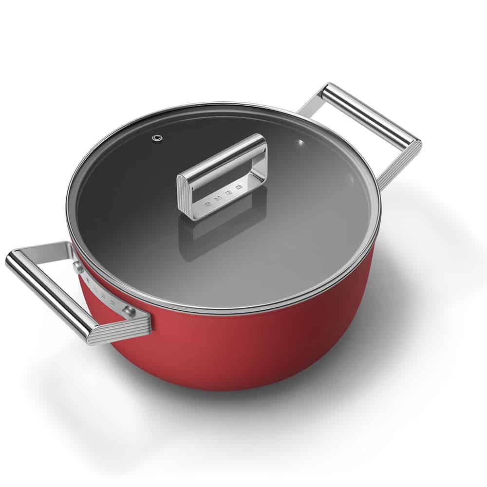 Nồi Smeg CKFC2411RDM 50's Style Red 1 Nồi Smeg CKFC2411RDM 50's Style Red