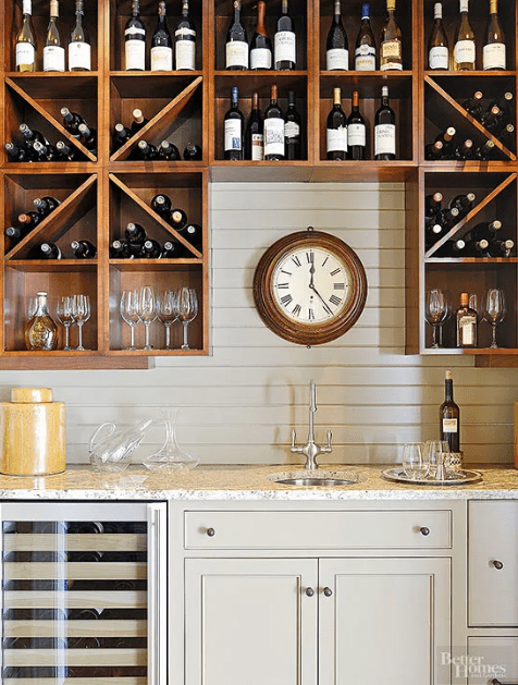 21 Ý Tưởng Thiết Kế Không Gian Bảo Quản Rượu Độc Đáo 19 Trung tâm đồ uống của những người đam mê rượu vang