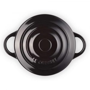 Nồi Gốm LeCreuset Mini Cocotte 10cm Black 4 Nồi Gốm LeCreuset Mini Cocotte 10cm - 0,2L Black