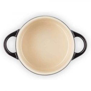 Nồi Gốm LeCreuset Mini Cocotte 10cm Black 5 Nồi Gốm LeCreuset Mini Cocotte 10cm - 0,2L Black