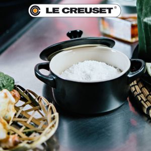 Nồi Gốm LeCreuset Mini Cocotte 10cm Black 7 Nồi Gốm LeCreuset Mini Cocotte 10cm - 0,2L Black