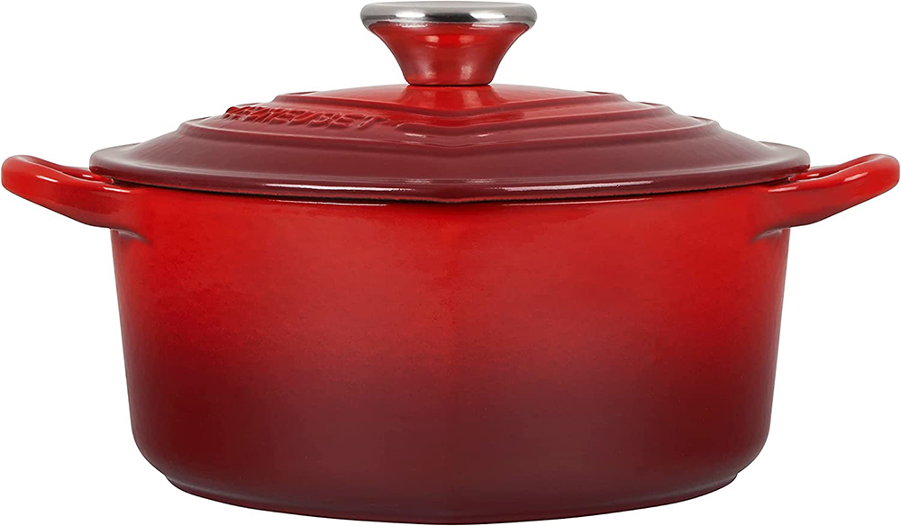 Nồi Gang Le Creuset Heart Cocotte Cerise 1,9L-1 Nồi Gang Le Creuset Heart Cocotte Cerise 1,9L